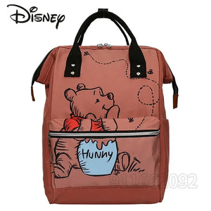 Pooh Bear New Diaper Bag Backpack Cartoon Fashion Baby Bag Luxury