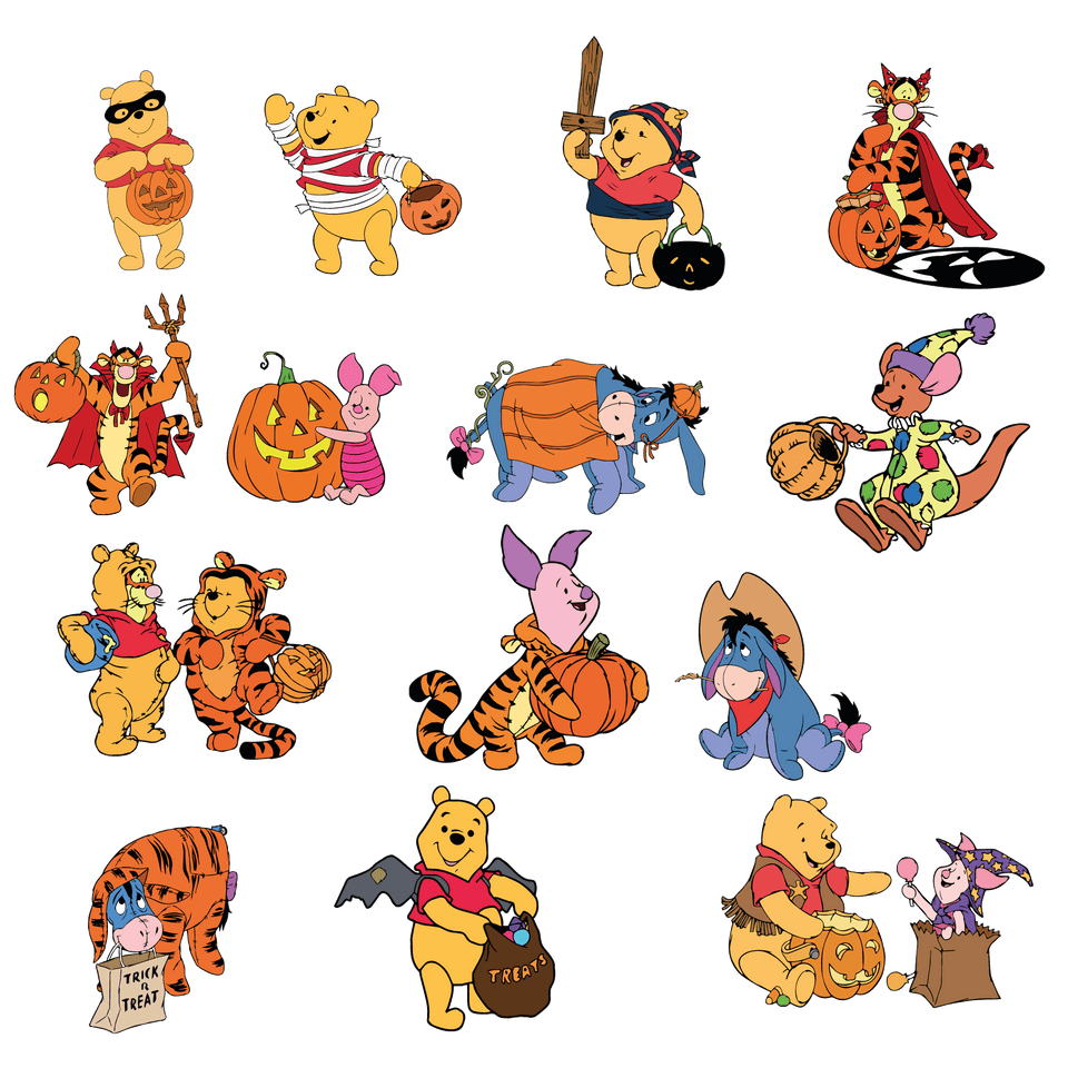 Winnie The Pooh Halloween Svg Png