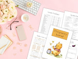 The Ultimate Pregnancy Journal, Printable Pregnancy Journal, Winnie the Pooh Pregnancy Planner, Pregnancy Memory Book, Bump to Baby, PDF