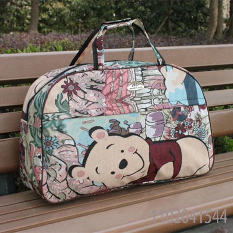 winnie the pooh Luggage Bag Waterproof Durable