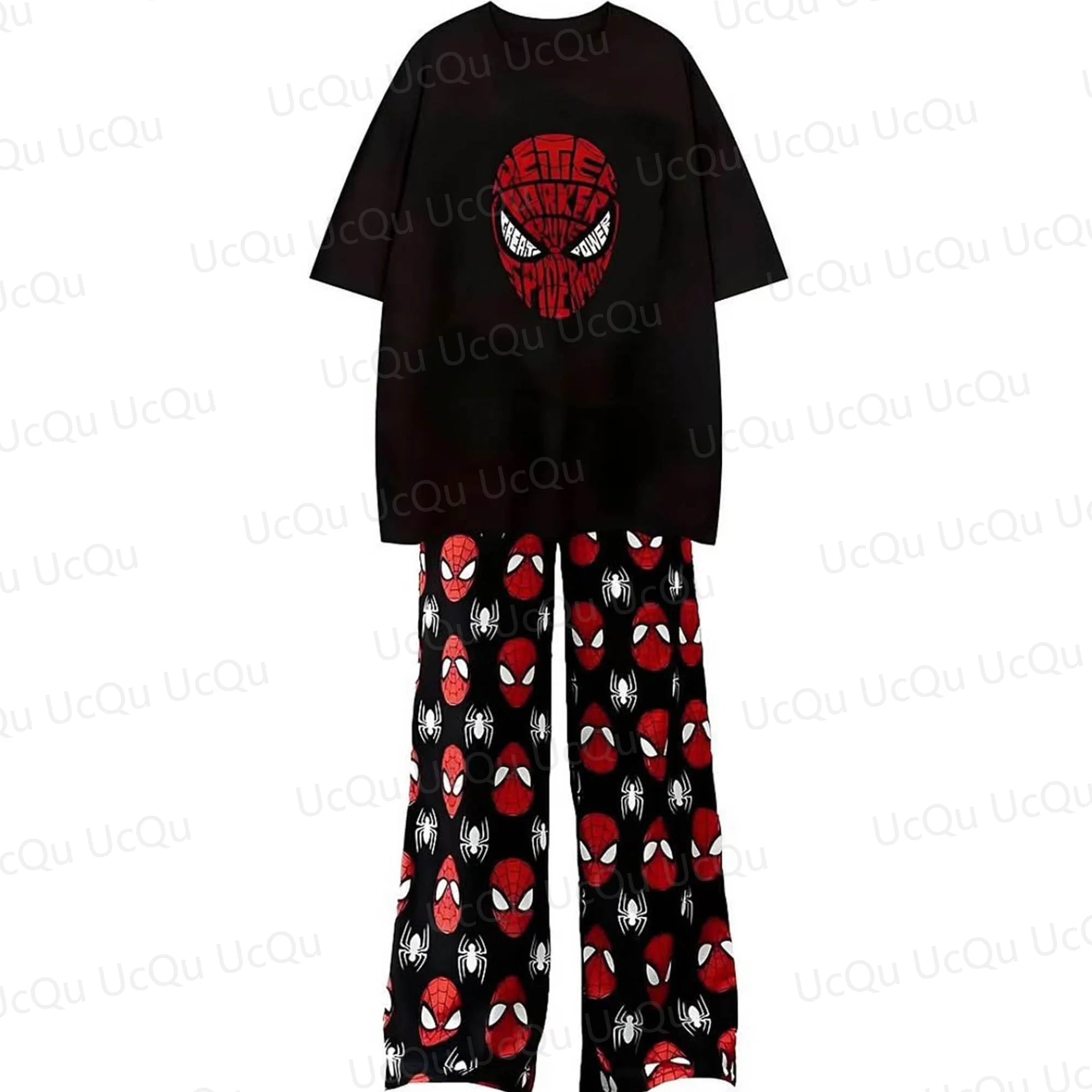 Summer Winnie the Pooh  crop top UCQU T-Shirt With Pajama pants