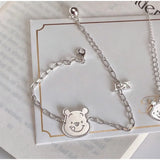 Disney Necklace Winnie The Pooh Clavicle Chain Female