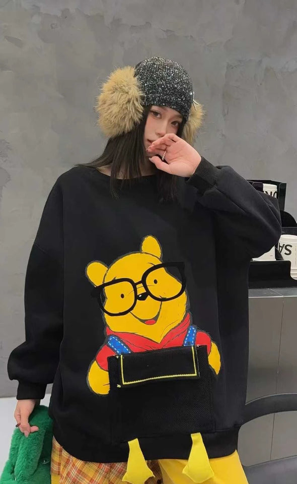 winnie the pooh Fleece Sweatshirt