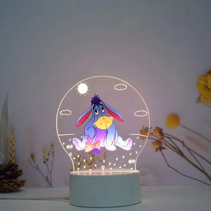 Winnie the Pooh 3D table lamp LED night light bedroom decoration lamp children's