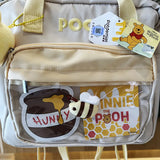 Winnie The Pooh Kawaii Bee Bear Large-capacity One Shoulder Bag