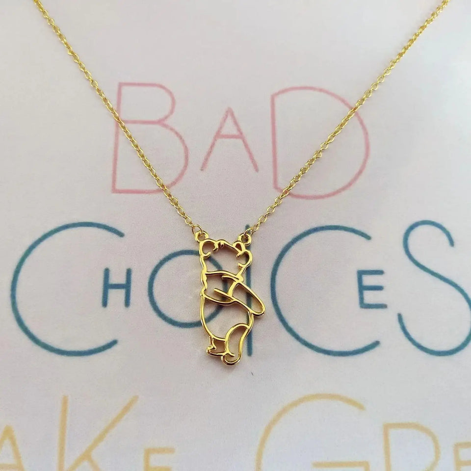 Winnie the Pooh Hollow Pendant Necklace