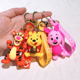 Winnie the Pooh doll keychain exquisite book bag pendant car key