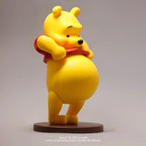 Disney Winnie The Pooh 22cm Action Figure Anime Decoration Collection Figurine Mini Toy Model For Children Gift