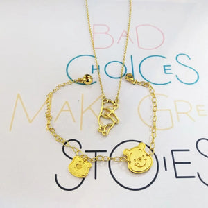Winnie the Pooh Hollow Pendant Necklace