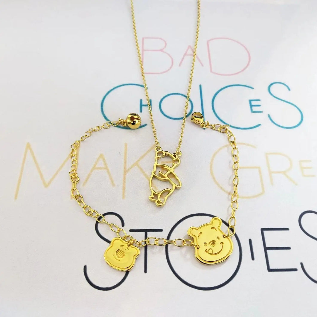 Winnie the Pooh Hollow Pendant Necklace