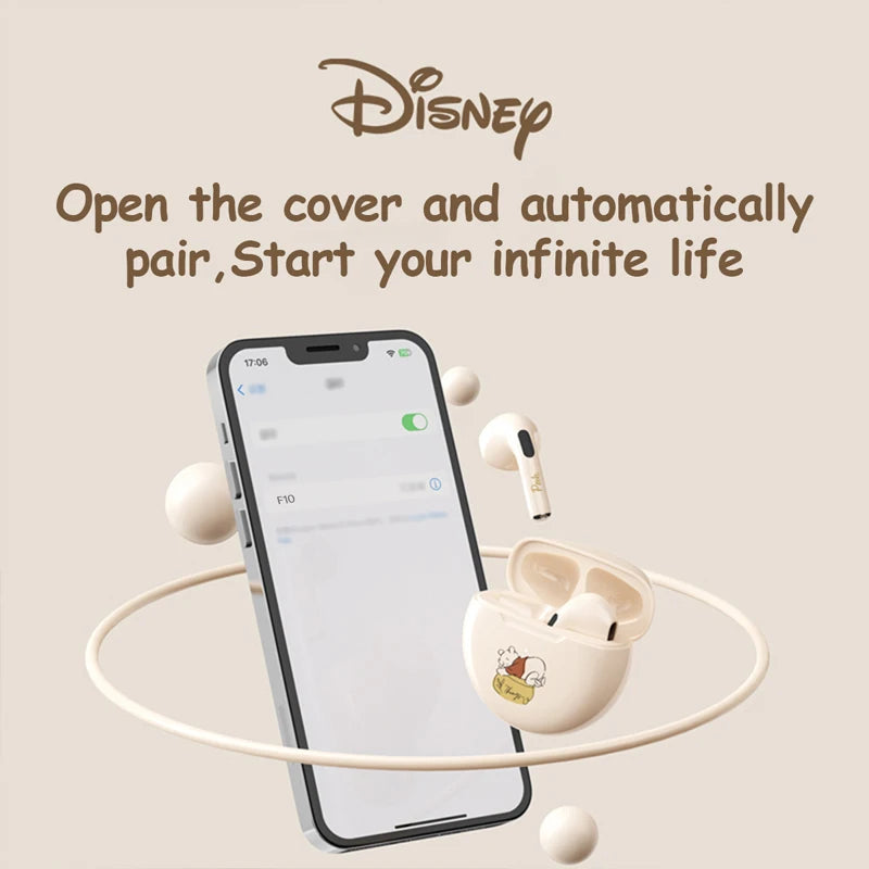 Winnie the pooh F10 Wireless Earphones Bluetooth