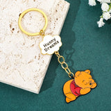 Winnie the Pooh Keychain Cartoon Figure Pooh Bear