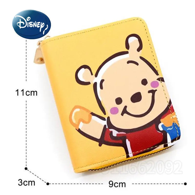 Winnie The Pooh Purse Cartoon Women's Coin  Multi-card Slot Fashion