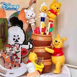 Disney Winnie The Pooh Pen Holder Sealed Jar Desktop Decorations