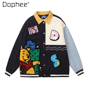Winnie The Pooh Embroidered Retro Jacket