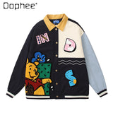 Winnie The Pooh Embroidered Retro Jacket