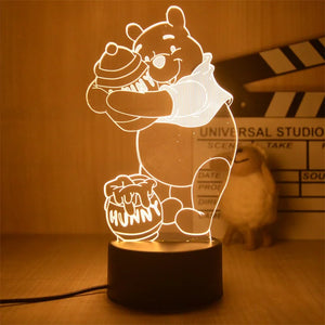 Winnie the Pooh 3d Light for Kids LED