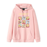 Winnie the Pooh Fashion Simple Sweater  Loose and Comfortable Hooded