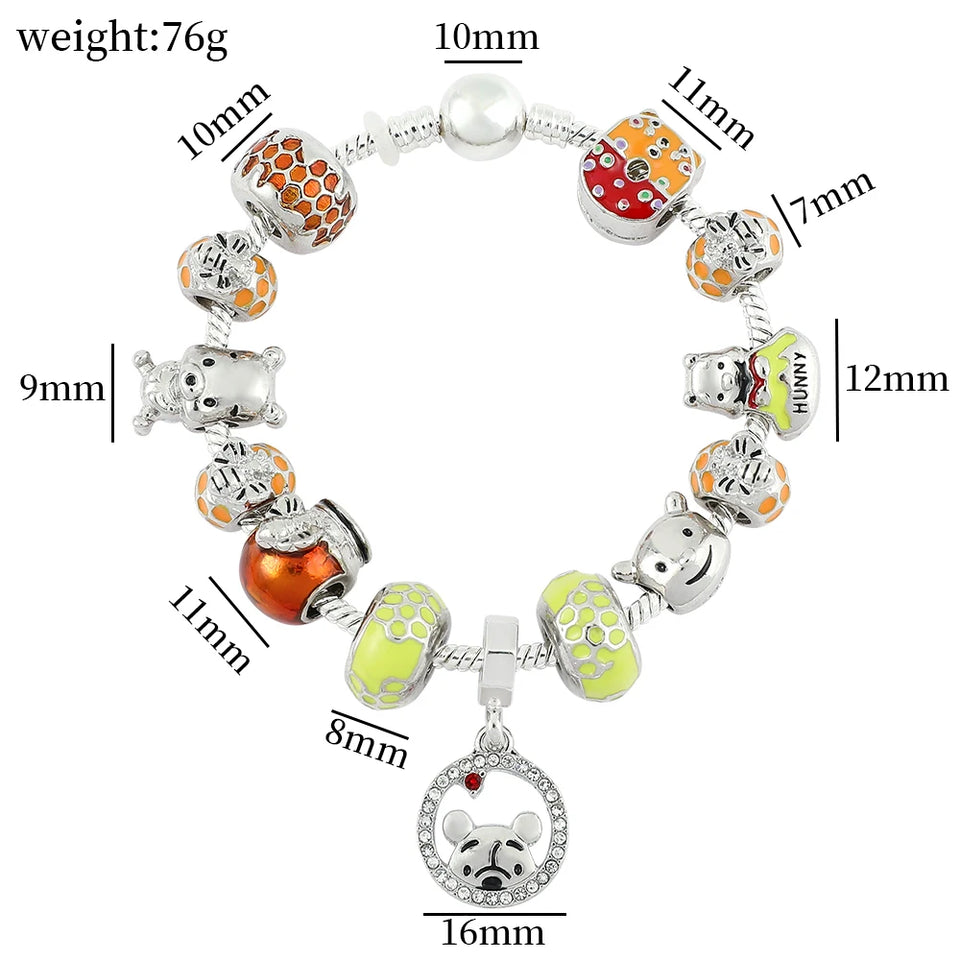 Winnie the Pooh Charm Bracelet