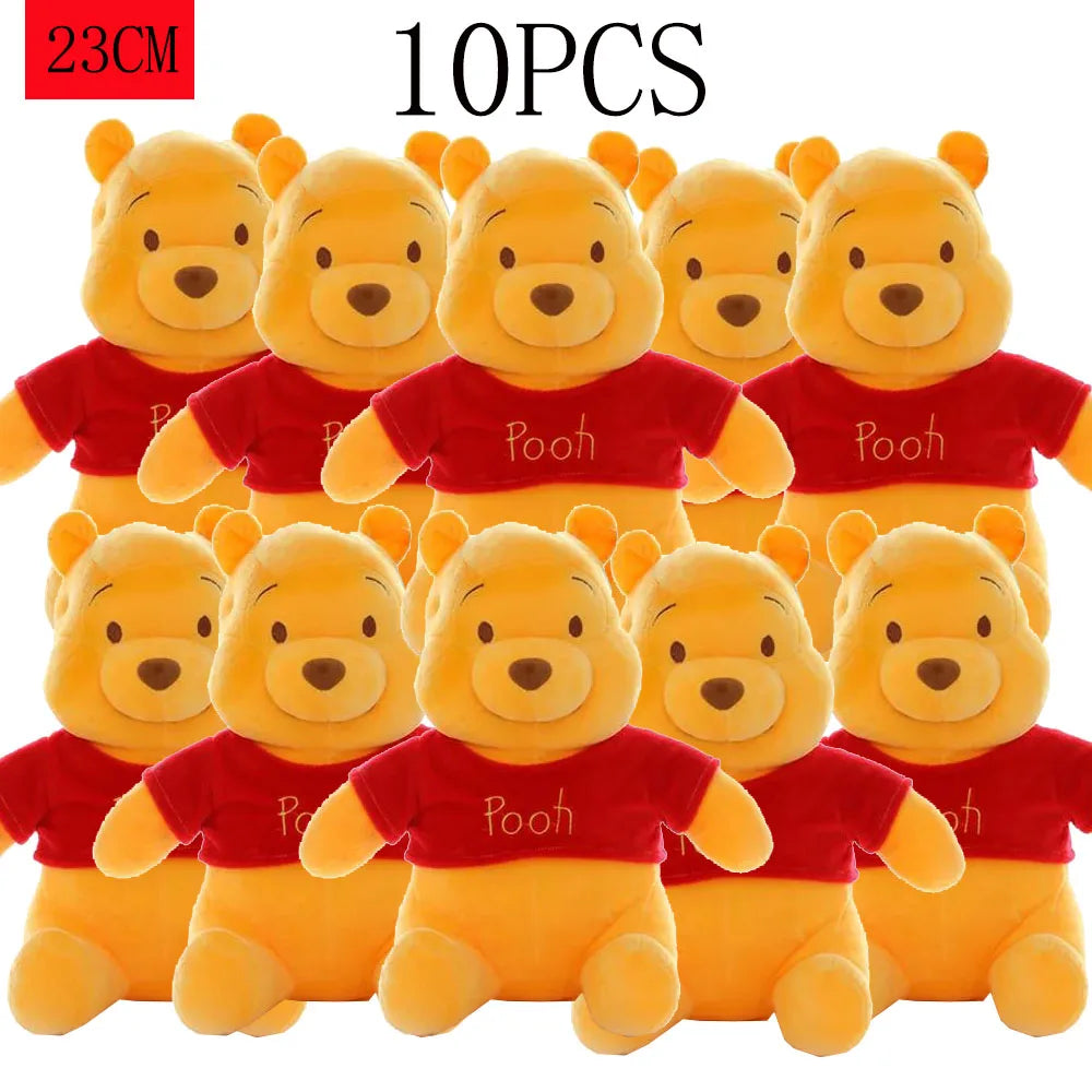 1/10pcs  Winnie The Pooh Plush Toys Soft Stuffed Doll Anime Pillow