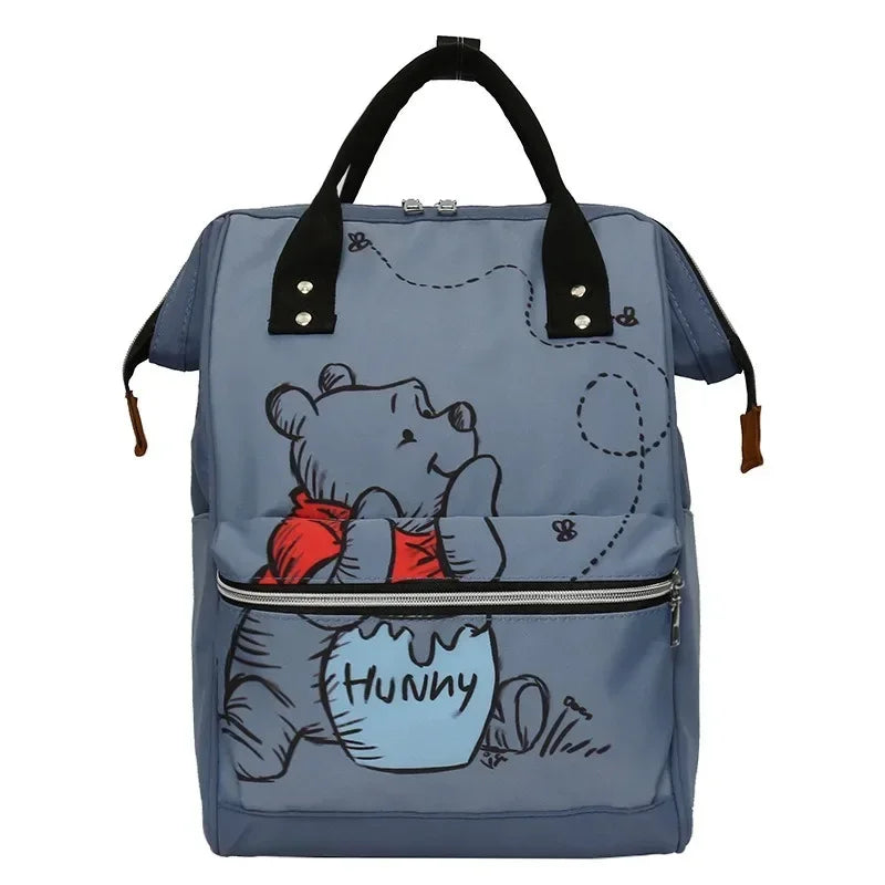 Winnie The Pooh Diaper Backpack Cute Mother and Baby Bag Large Capacity Lightweight Travel Mommy Bags