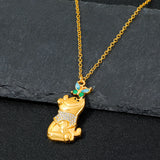 Winnie the Pooh Diamond Necklace