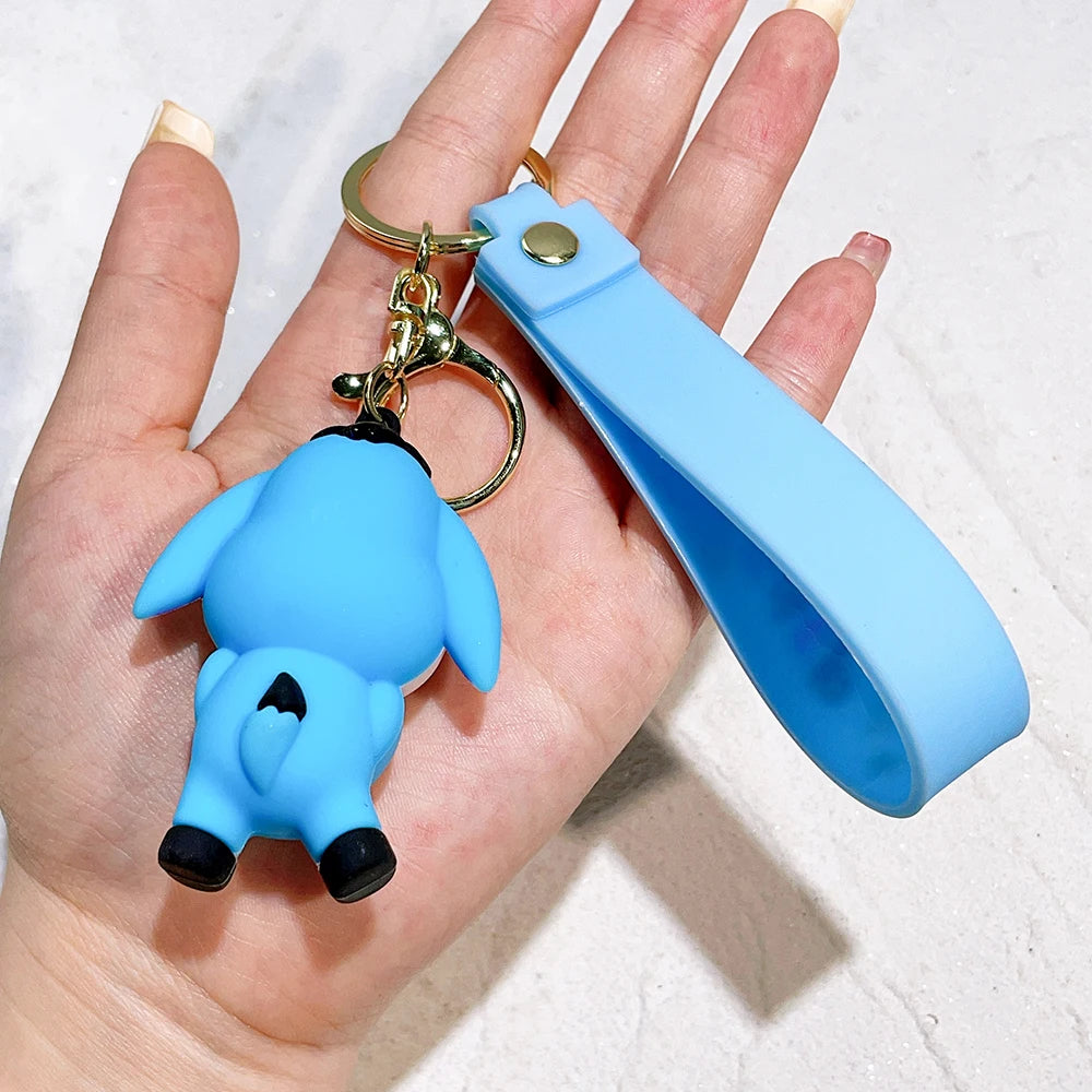 Cute Animal Winnie the Pooh Keychain-Eeyore, Tigger, Piglet