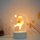 Winnie the Pooh 3D table lamp LED night light bedroom decoration lamp children's