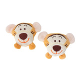 3PCS Cute cartoon tiger cloth sticker plush doll brooch plush bag accessories shoes decoration accessories children's clothing