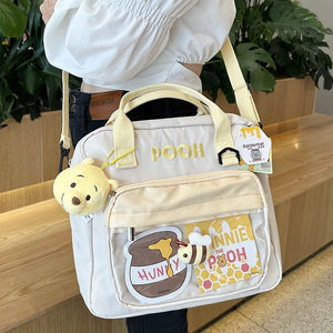 Winnie The Pooh Kawaii Bee Bear Large-capacity One Shoulder Bag