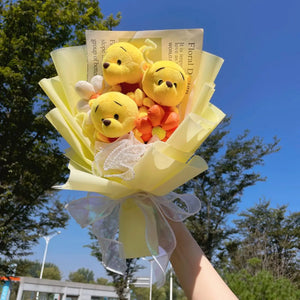 Winnie the Pooh Plush Flower Bouquet