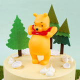 Hot toys Disney Anime winnie the pooh big belly Doll cake desktop Decoration Pendant children birthday gift Handmade toy model