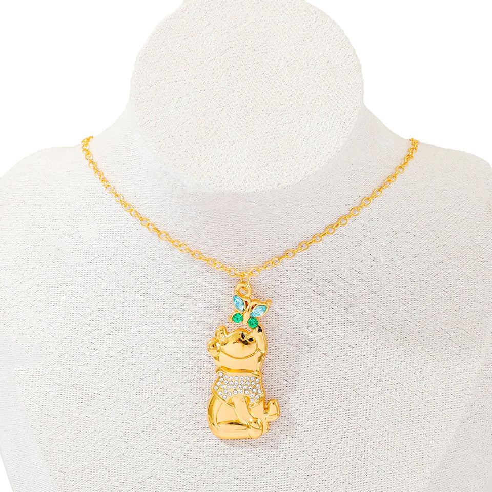 Winnie the Pooh Diamond Necklace