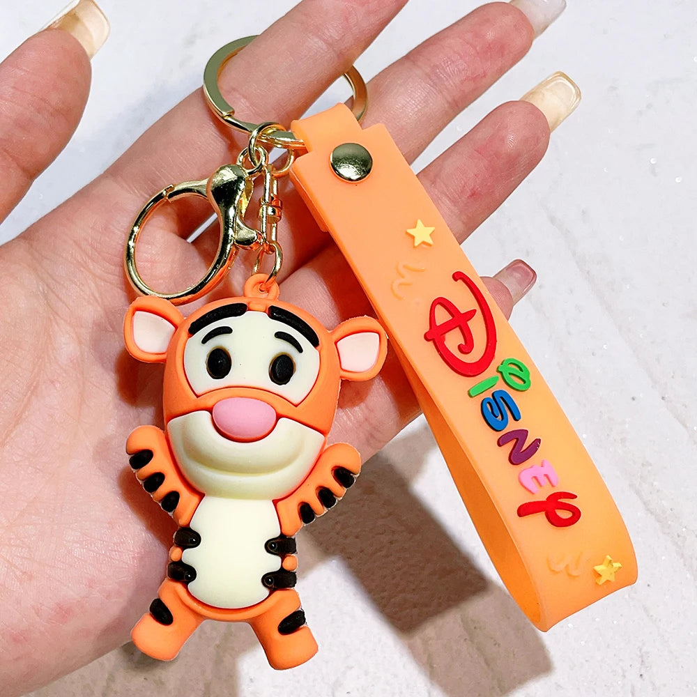 Cute Animal Winnie the Pooh Keychain-Eeyore, Tigger, Piglet