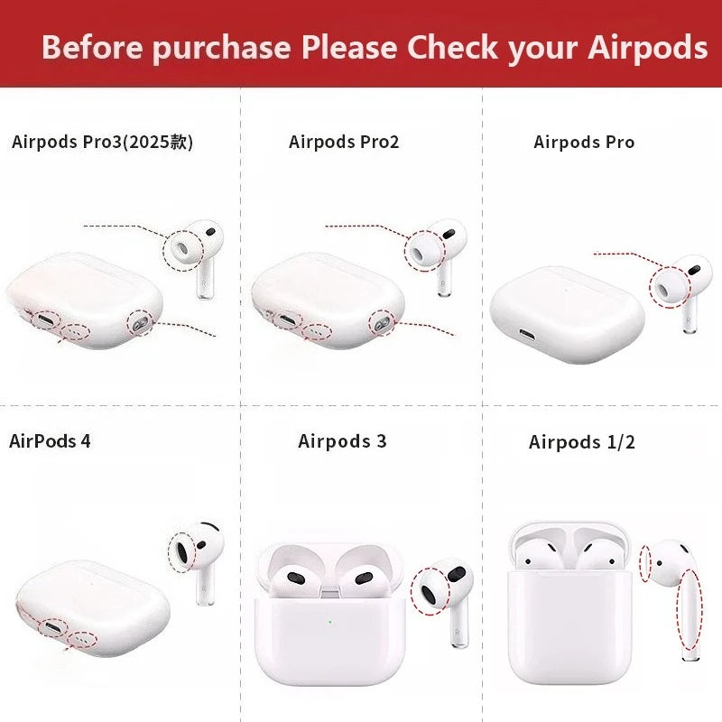 For AirPods Pro3 Pro2 Pro for AirPods 1 2 3 4th Generation Wireless Bluetooth Headset Cover Cute Plush Bear Anti-fall