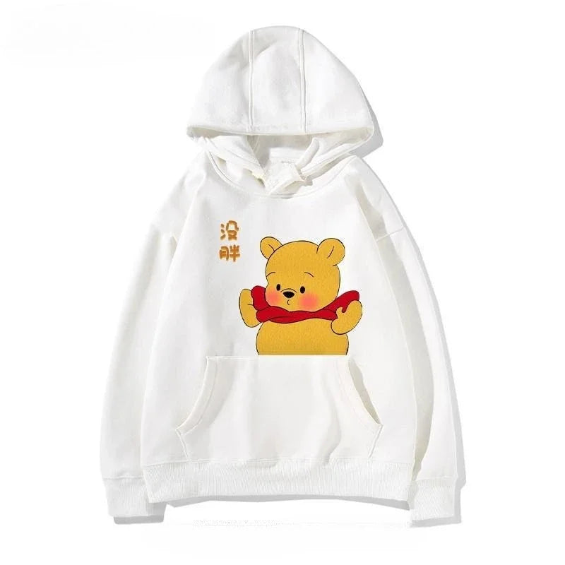 Tigger Winnie The Pooh Anime Sweater Couple Autumn and Winter Hooded