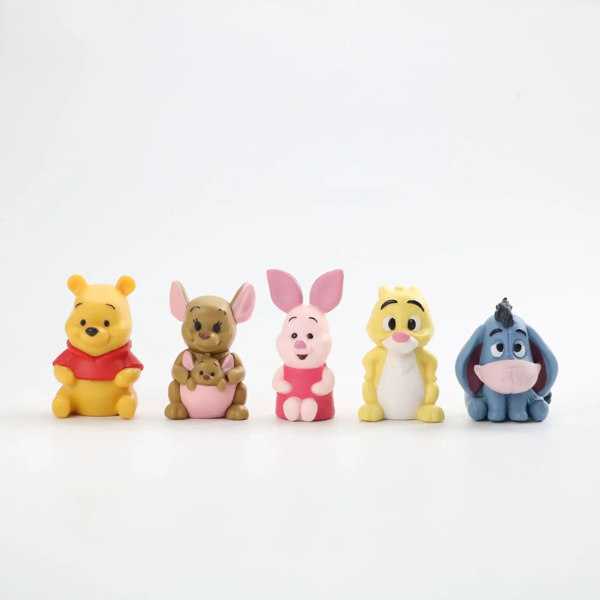 10pcs/Set Winnie The Pooh Piglet Tigger Eeyore Rabbit Owl Anime Action Figures