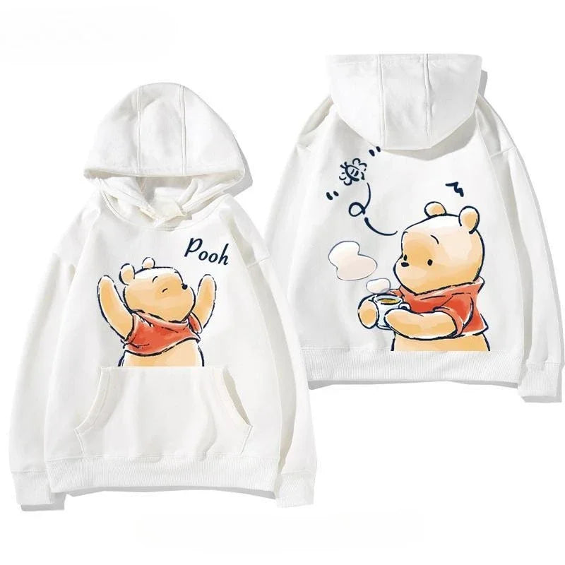 Tigger Winnie The Pooh Anime Sweater Couple Autumn and Winter Hooded