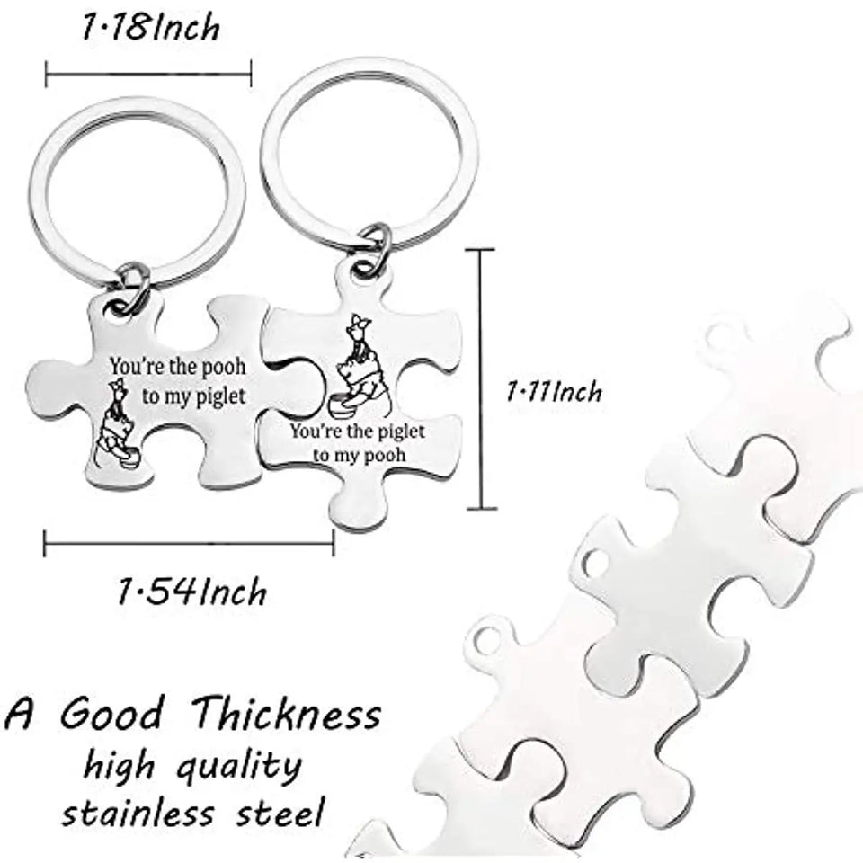Winnie the Pooh Best Friends Keychain Set