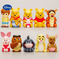 10pcs/Set Winnie The Pooh Piglet Tigger Eeyore Rabbit Owl Anime Action Figures