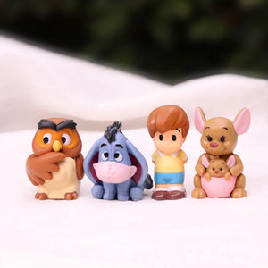 Winnie The Pooh Action Figure Toy Pooh Bear Tigger Eeyore Piglet