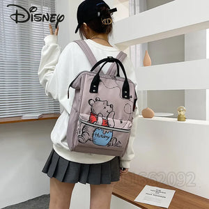 Pooh Bear New Diaper Bag Backpack Cartoon Fashion Baby Bag Luxury