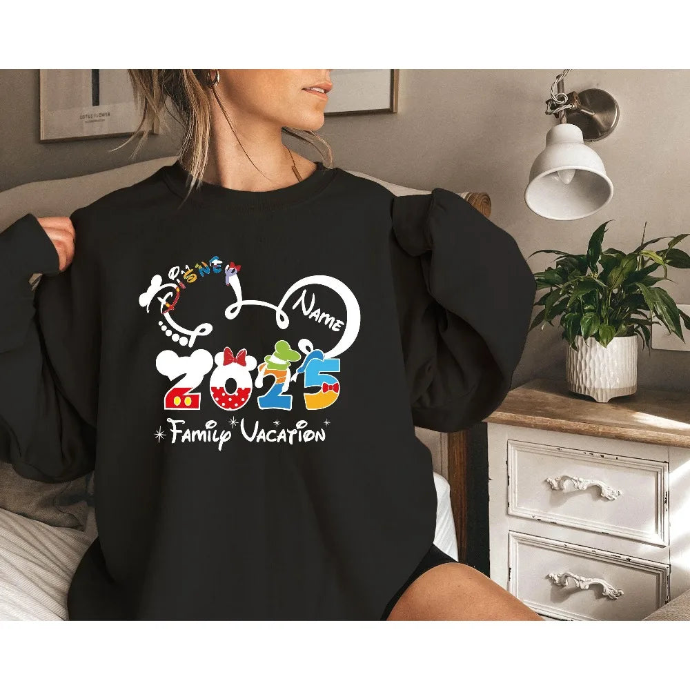 winnie the pooh themed Printed Pullover Is A Loose and Warm Couples Sweatshirt for Fashionable Girls in Autumn