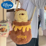 PoohBear Plush Honey Jar Child Handbag Popular Fashion Trend Crossbody Bag Toy Gift