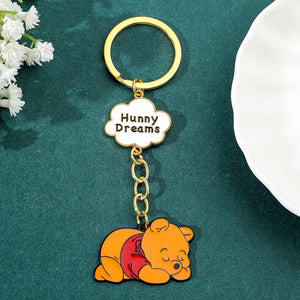 Winnie the Pooh Keychain Cartoon Figure Pooh Bear