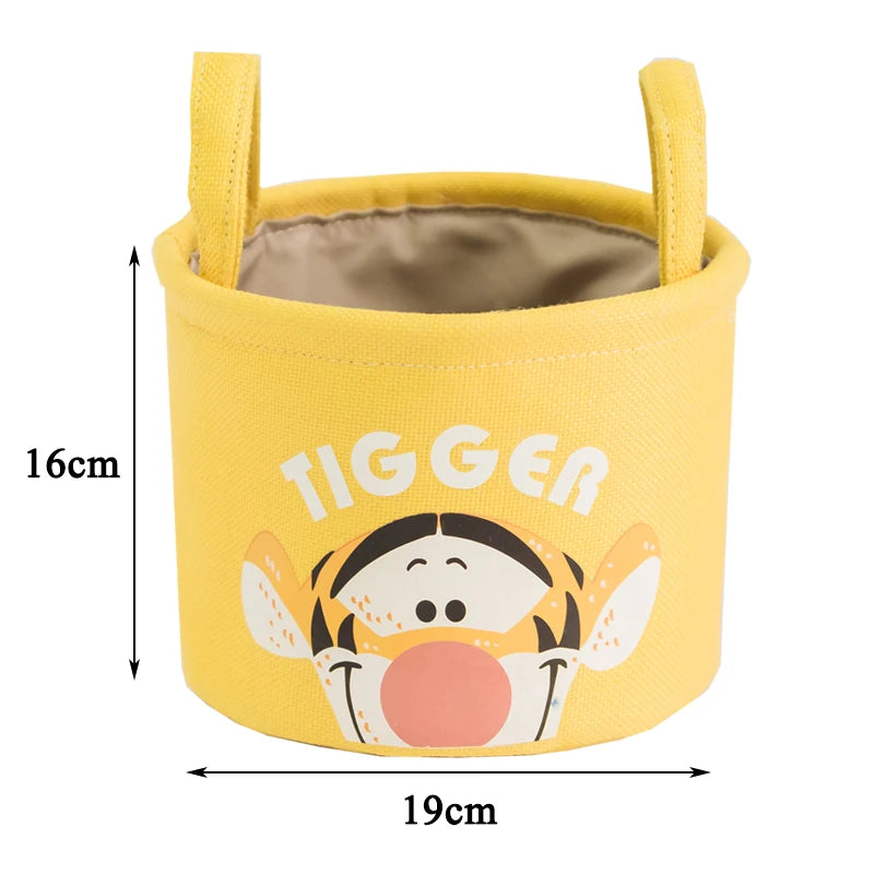 Winnie The Pooh Desktop Storage Box Minnie Sock Storage Basket Snack