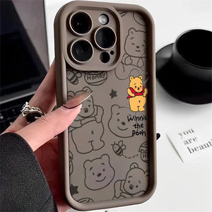 Winnie Case for Samsung Galaxy S23 S22 S21 Ultra Plus S20 FE A54 A53 A52 A52S A51 A50 A50S A34 A33 A32 5G 4G Soft Cover