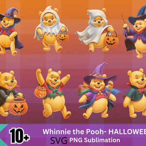 Winnie The Pooh Halloween Svg Png