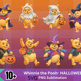 Winnie The Pooh Halloween Svg Png