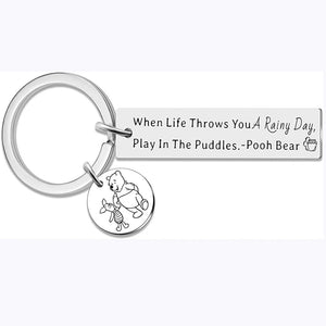 Stocking Stuffers For Teen Girls Keychain Winnie the Pooh Inspirational